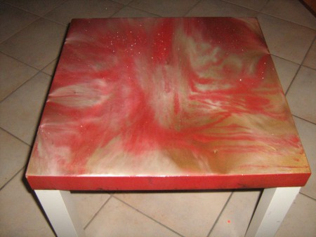 Tavolino decorato